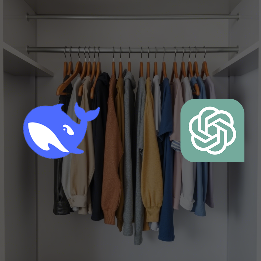 استفاده از هوش مصنوعی برای ست کردن لباس با ابزارهایی مانند DeepSeek و ChatGPT