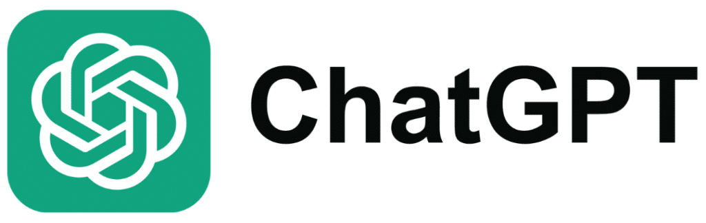 ChatGPT logo with name